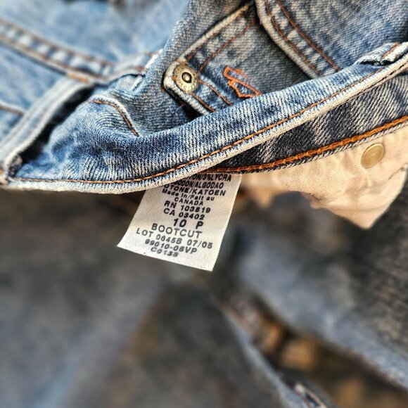 Harley Davidson Blue Jeans Women's 10P Bootcut LIKE NEW - Picture 4 of 8